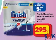 FİNİSH QUANTUM BULAŞIK MAKİNESİ KAPSÜLÜ 50'Lİ